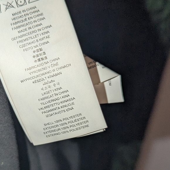 Michael Kors Cold Shoulder Cheetah-Print Georgette Tie-Neck Dress Women's Small - Picture 8 of 8